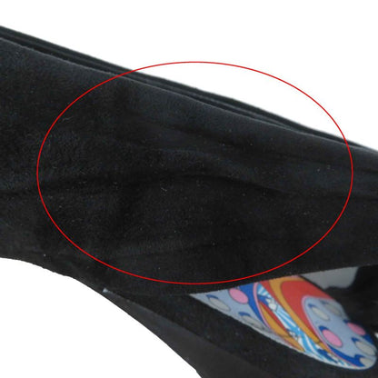 Hermes 2022 221013z Back Ribbon Pointed Toe Low Heel Suede Leather V Cut Pumps