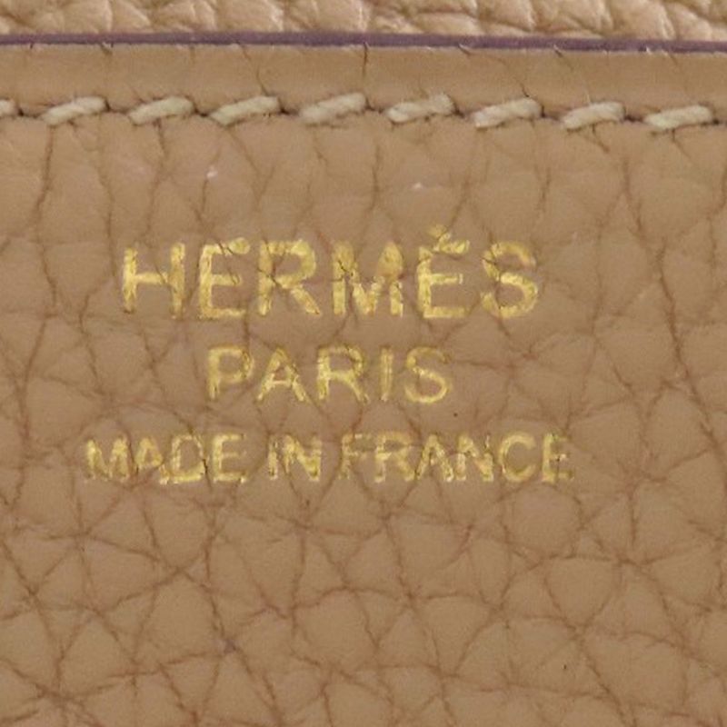 Hermes Birkin 30 Trench Gold Hardware Handbag Taurillon Women