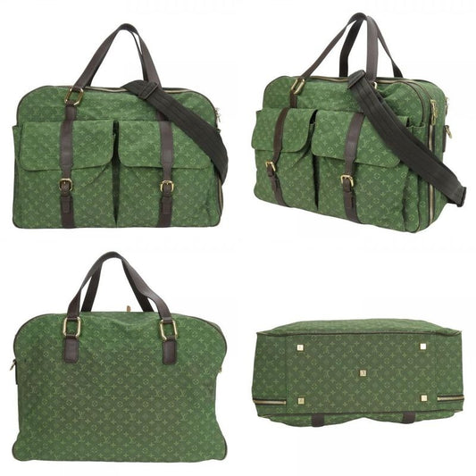 Louis Vuitton Boston Bag Claudine Monogram Mini Leather TST Khaki
