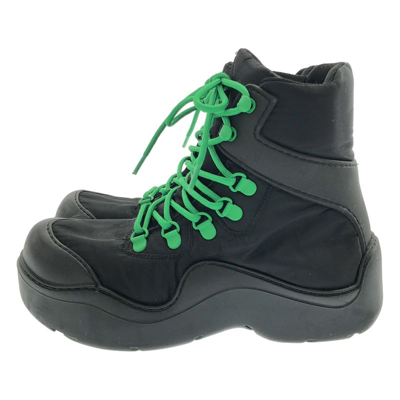 Bottega Veneta Puddle Bomber Paddle Bomber Nylon Combination Rubber Sneaker