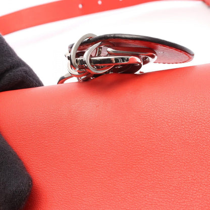Dior Handbag Bidiole Red Pink Leather 2-Way — view 9