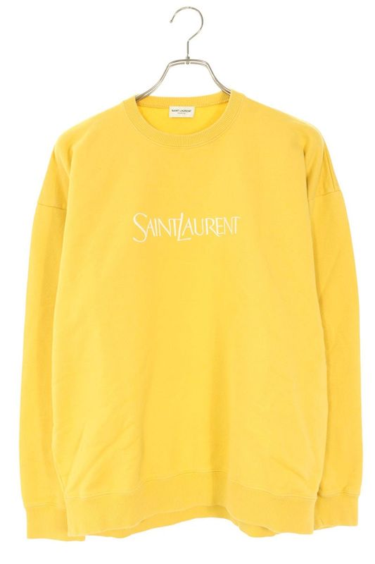Saint Laurent Paris 782051 Y36zo Logo Embroidery Sweatshirt Men's L