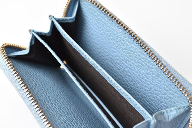 Unused Gucci Coin Case Card Case Mini Wallet Light Blue 3688797