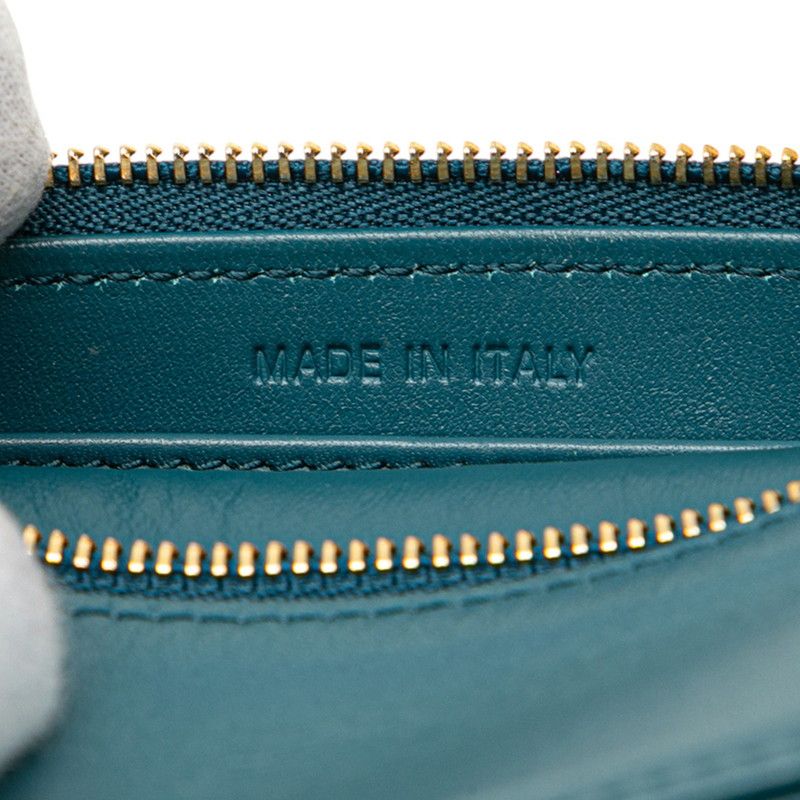 Dior 21SS Dior Double Chain Shoulder Bag Blue Smooth Calfskin Women's Dior