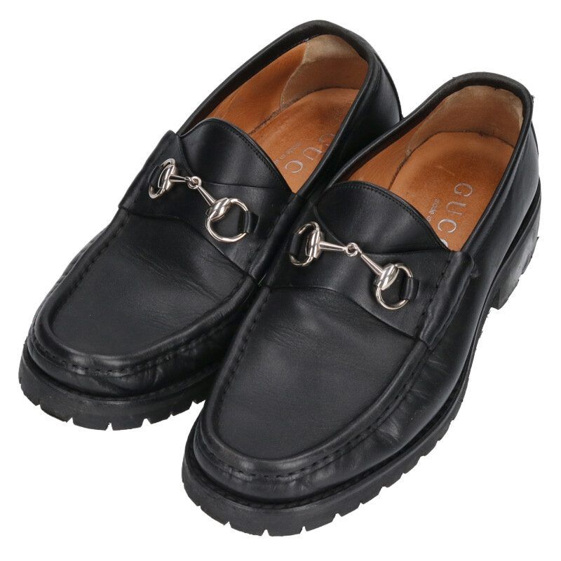 Gucci 46343 Leather Bit Loafer Men's 40.5