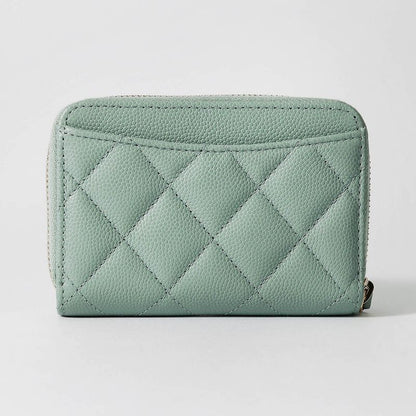 Chanel Coin Case Classic ZIP COIN Purse Mint Green
