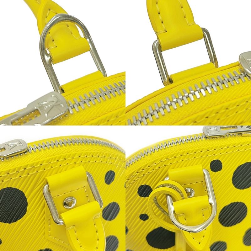 Louis Vuitton M21700 Epi Alma BB × Yayoi Kusama Jone Noir