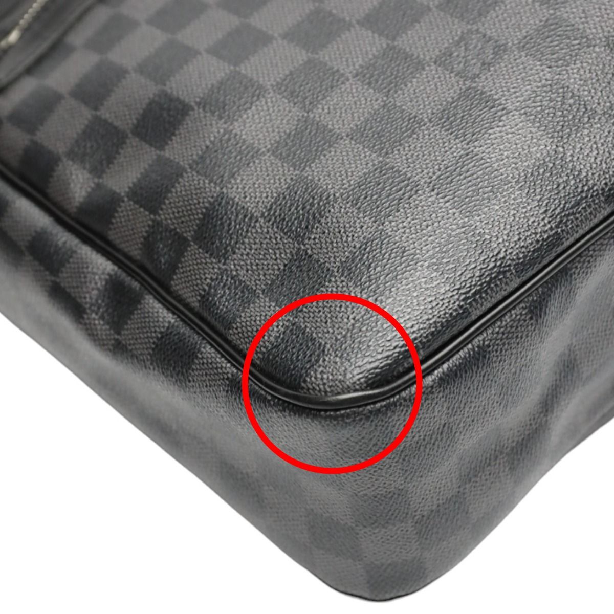 Louis Vuitton Damier Graphite Shoulder Bag Daniel GM