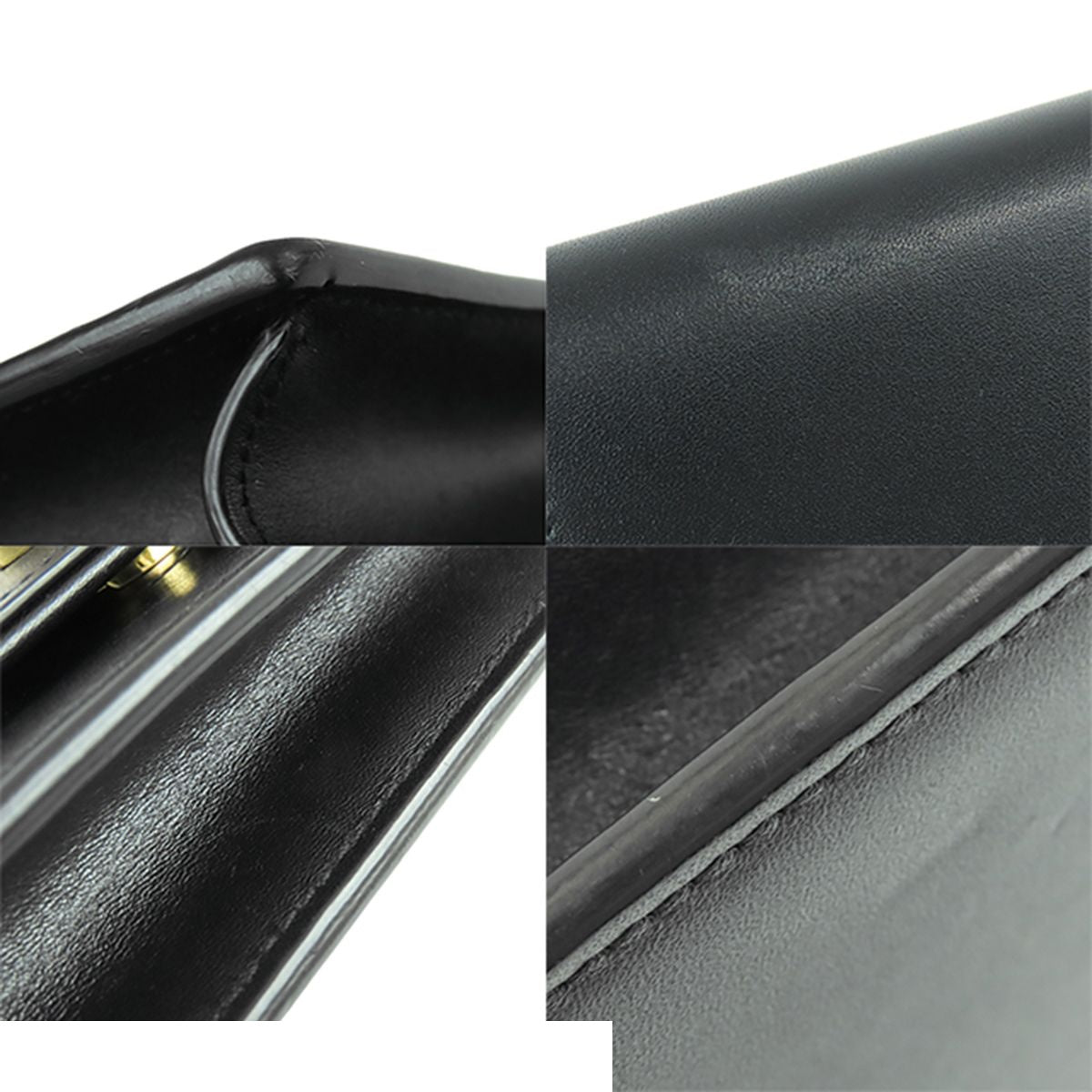 Saint Laurent Kate Tassel Small Black Leather Chain Wallet Shoulder Bag — view 6