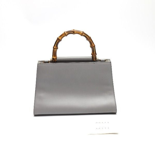 Gucci Handbag Bamboo Gray