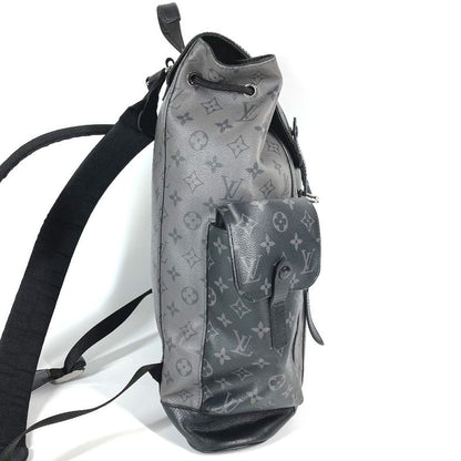 Louis Vuitton Backpack Sac Christopher MM M45419 Monogram Eclipse Canvas Black