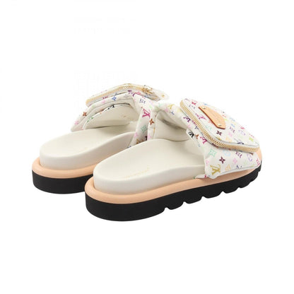 Louis Vuitton Sandals LV TM Purple Pillow Line White Multi — view 2