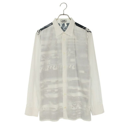 Hermes Long Sleeve Shirt with Back Pattern Switch 42