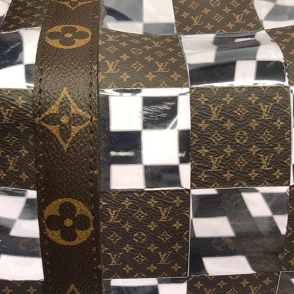 Louis Vuitton Monogram Chess Keepall Bandouliere Boston Bag — view 5