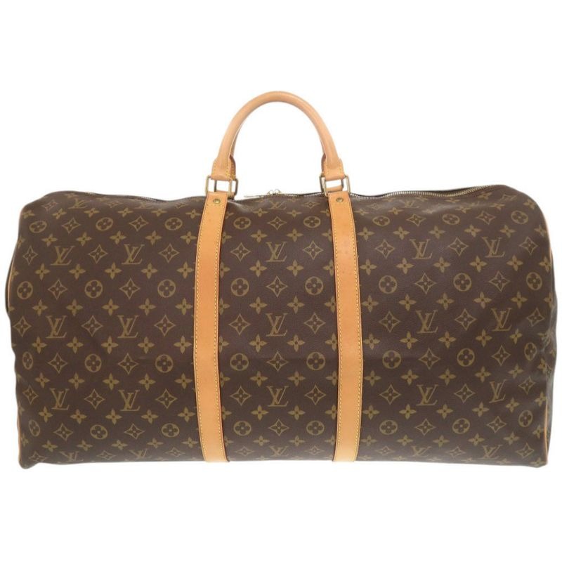 Louis Vuitton Keepall 60 Monogram Brown Boston Bag 0876