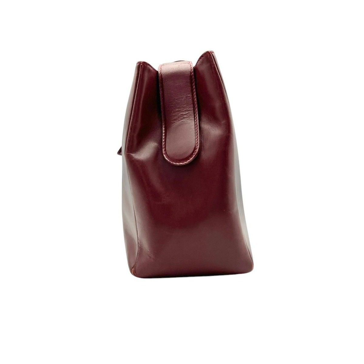Cartier Shoulder Bag Leather Red Gold Classic Casual Going Out Date Everyday — view 6