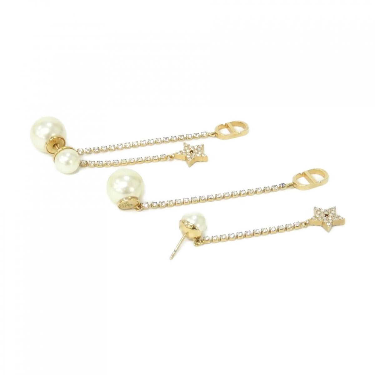 Dior Tribal Earrings White — view 4