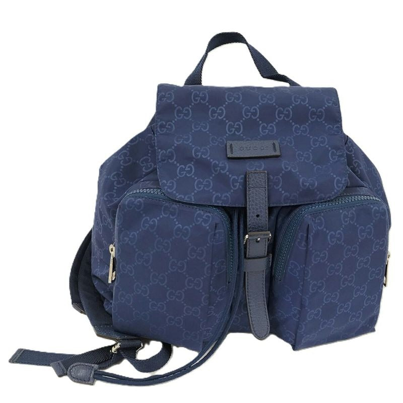 Gucci Backpack Nylon Blue
