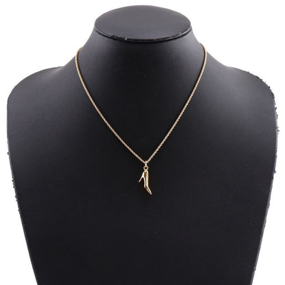 [dior] Christian Dior High Heel Motif Gold Plated Ladies 6.5g Necklace