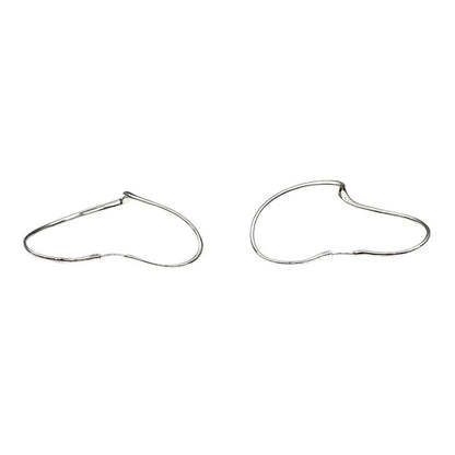 Tiffany & Co Earrings Open Heart Large Elsaperetti Ag925 Silver Jewelry