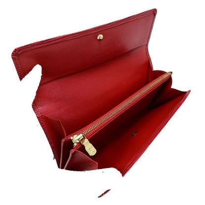 Louis Vuitton Long Wallet Epi Red Ruby Set Of Two 61ka294