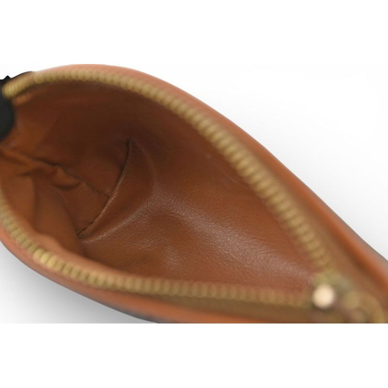 Celine Coin Purse Vintage Macadam Mini Pouch Brown — view 6