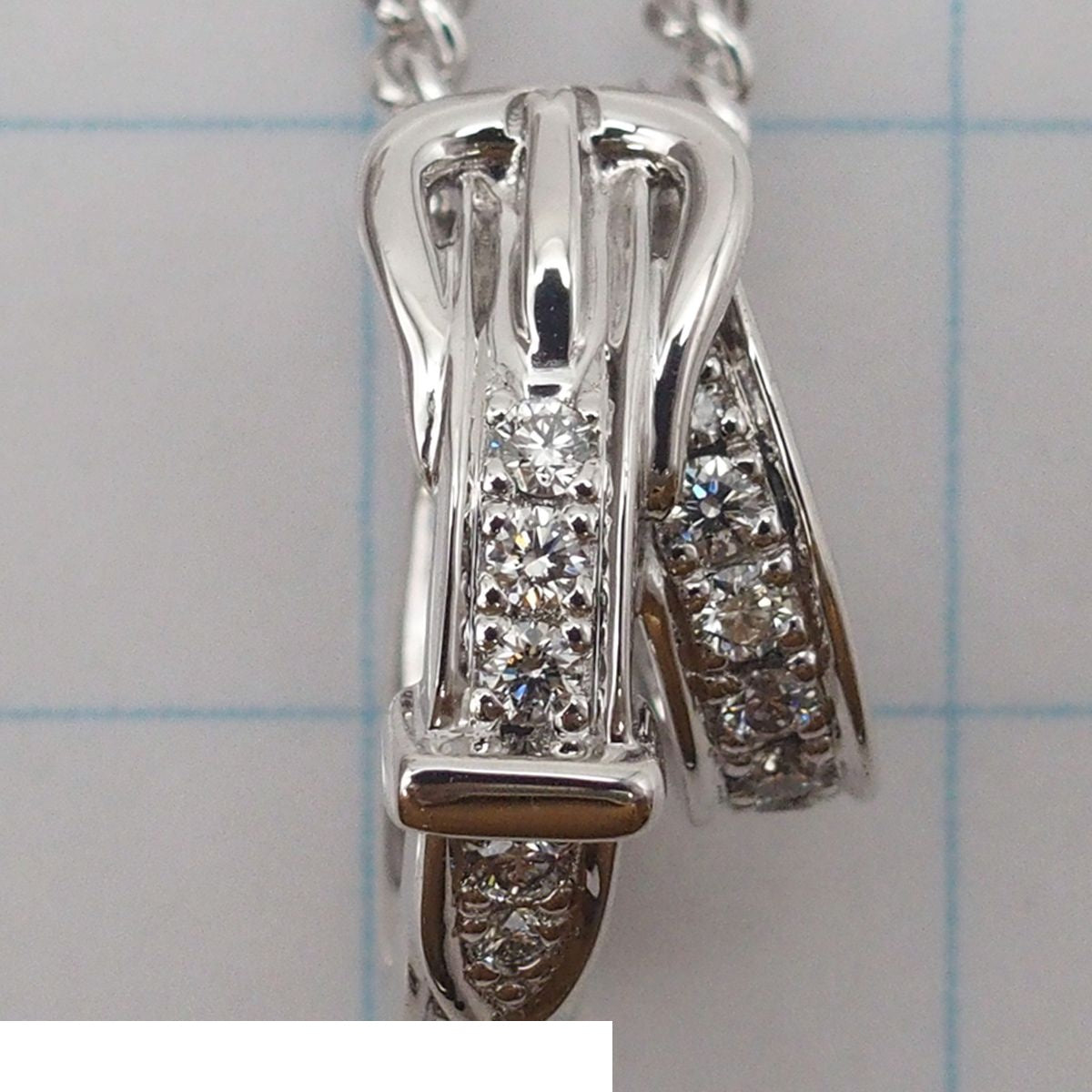 Hermes Etriviere Necklace White Gold 18k Diamond — view 8