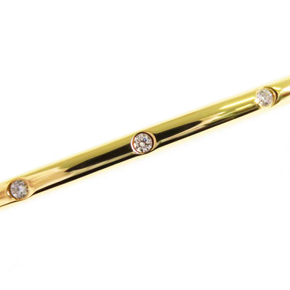 Tiffany & Co Bangle Bizzette Dots Yellow Gold 18K Diamond Bracelet — view 4