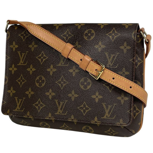 Louis Vuitton Musette Tango Short Shoulder Bag Monogram Brown