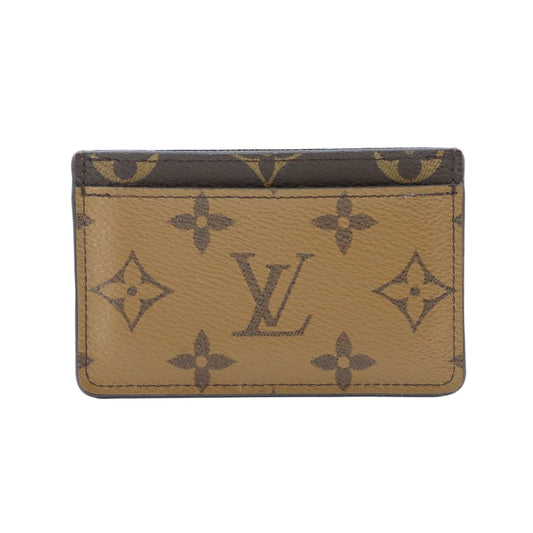 Louis Vuitton Monogram Reverse Card Holder Sample Case Brown