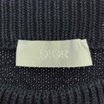 Dior | 2021aw | Oblique Cotton Silk Knit | XS | Navy | Men's