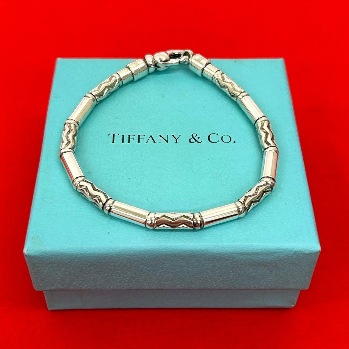 Tiffany & Co. Aztec Zigzag Bracelet Bangle