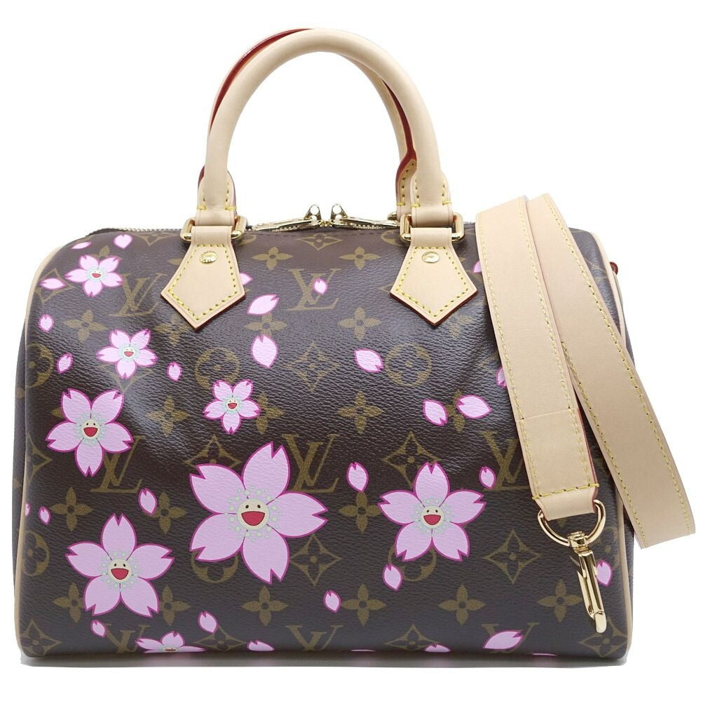 Louis Vuitton Speedy Bandouliere 25 Monogram Takashi Murakami Handbag