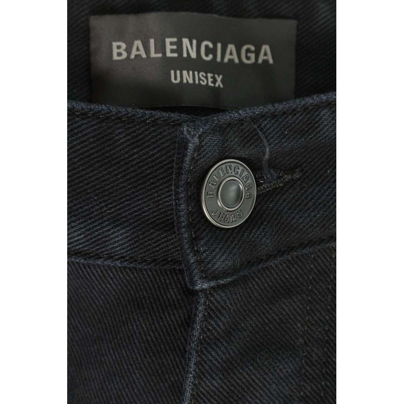 Balenciaga Tnw11 Soft Left Hand Baggy Denim Pants XS — view 3