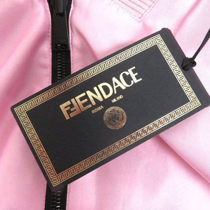 Fendi Versace Fendace 22SS Fw1091 100% Silk Zucca Baroque Reversible Blouson