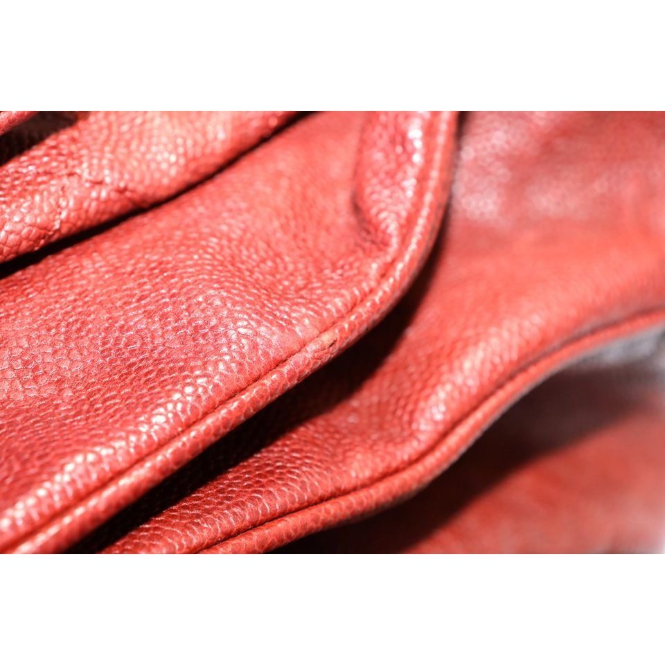 Chanel Caviar Leather Quilted Chain Shoulder Bag — view 10