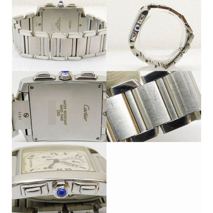 Cartier Q3 Tank Francaise XL Chrono Reflex Perpetual Calendar Quartz — view 2
