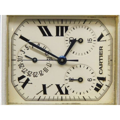 Cartier Q3 Tank Francaise XL Chrono Reflex Perpetual Calendar Quartz — view 5