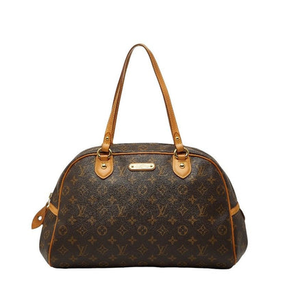 Louis Vuitton Monogram Montorgueil GM Shoulder Bag Brown