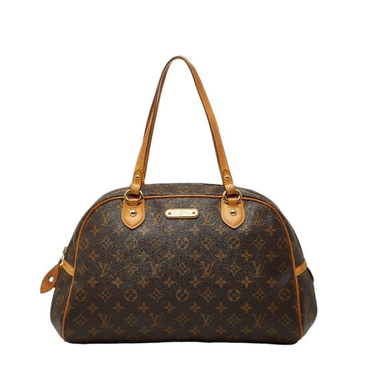 Louis Vuitton Monogram Montorgueil GM Shoulder Bag Brown