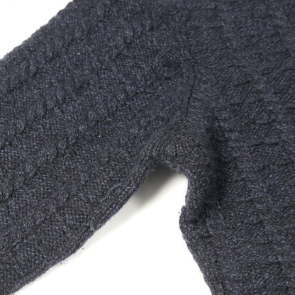 Chanel Dress CC Logo Button Wool B — view 7