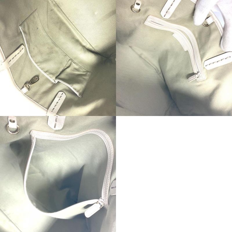 Bvlgari Bulgari Tote Bag Sbulgari Logo Sotirio Leather Silver