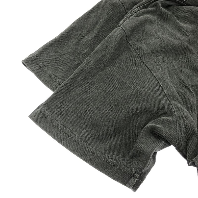 Balenciaga Small Fit Logo Print T-Shirt 556107 Tyk28 Charcoal L