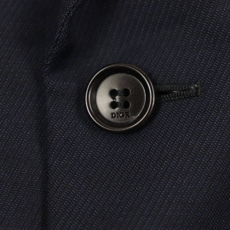 DIOR Homme 933c702a5469 100% Wool Logo Button Single Jacket Tailored Jacket