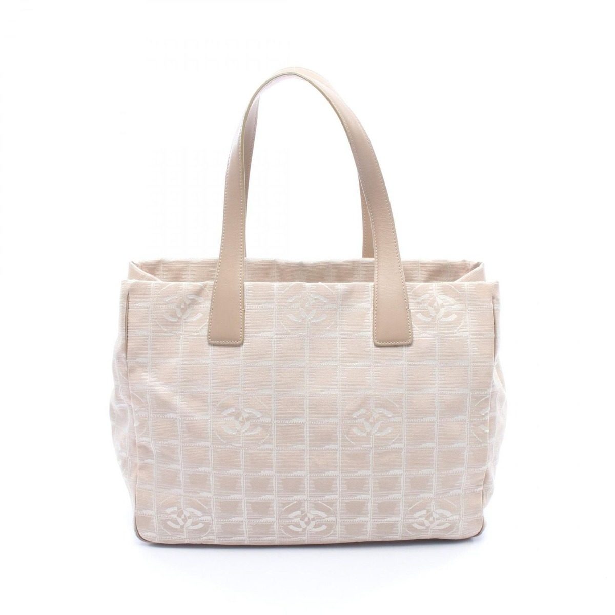 Chanel Tote New Travel Line MM Pink Beige White Others New MM