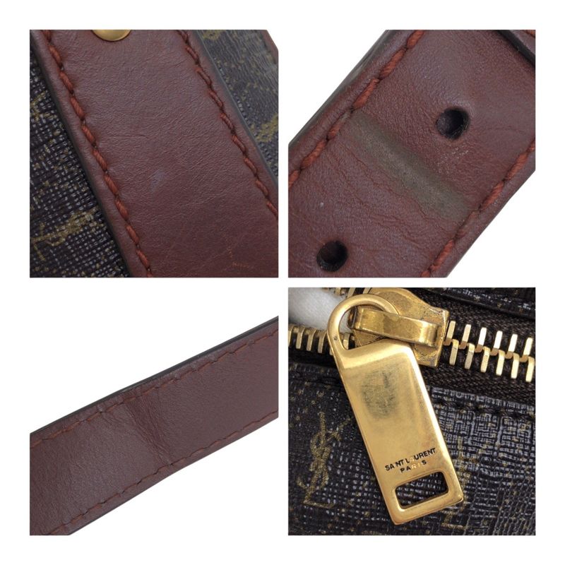 Saint Laurent Paris Le Monogram YSL Brown 669957 Shoulder Bag Crossbody Bag