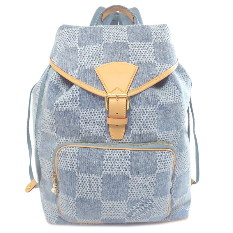 Louis Vuitton N40708 24AW Montsouris 3D Backpack Daypack Denim Women