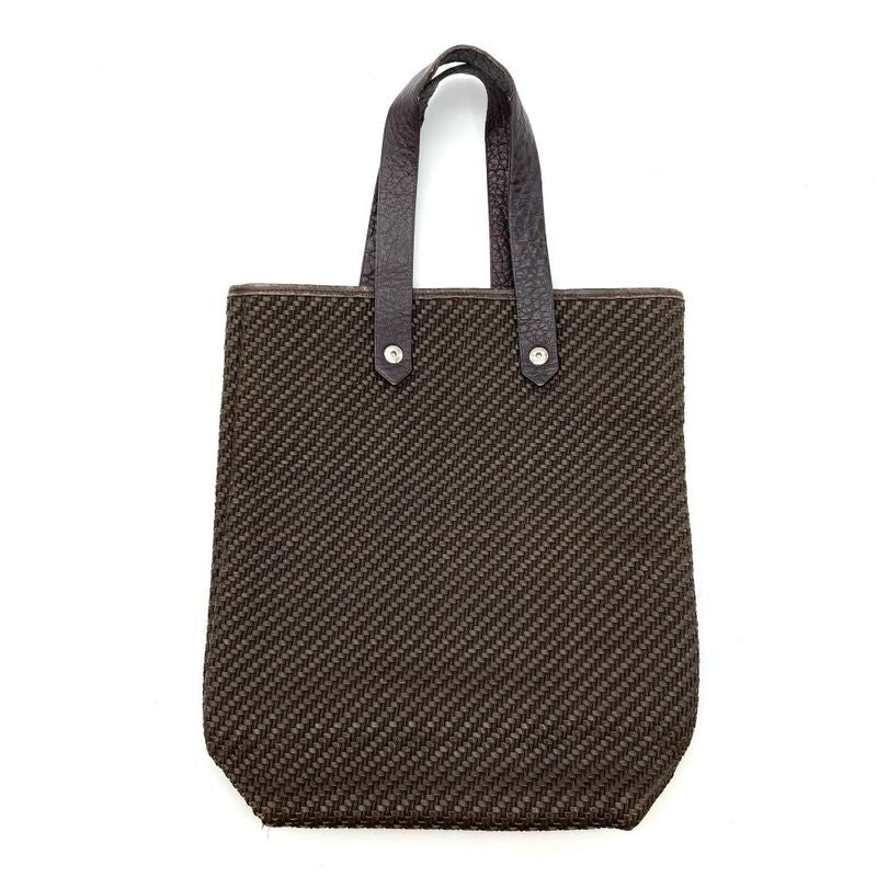 Hermes Amedava Diago PM Tote Bag Leather Polyester Brown Women