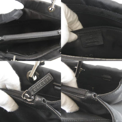 Gucci 002-1016-002865 Shoulder Bag 2way Tote Bag Nylon/bamboo Ladies