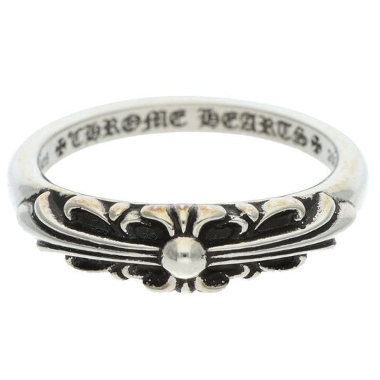 Chrome Hearts Baby Classic Floral Cross Silver Ring